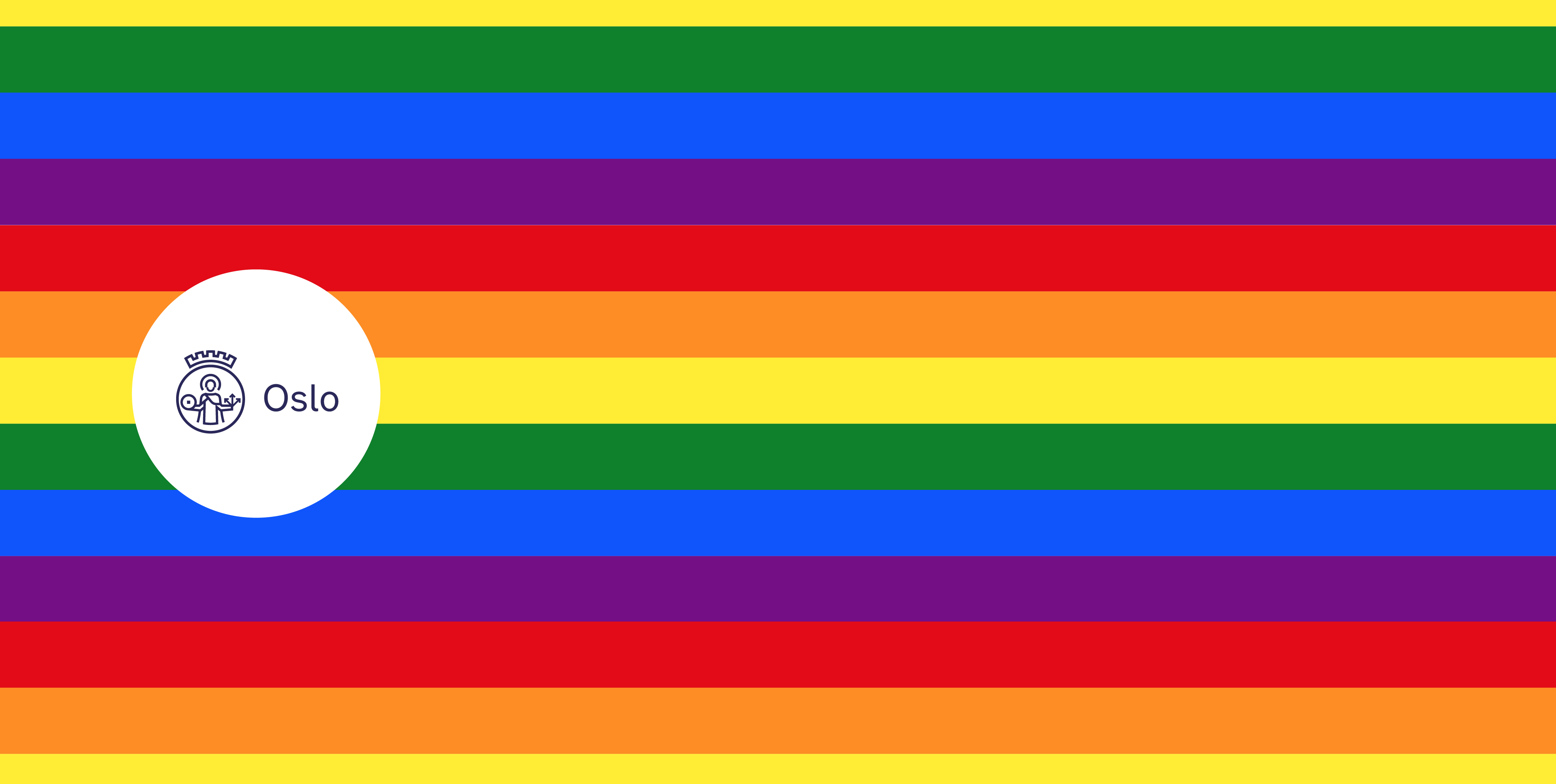 Pride-illustrasjon Oslo kommune